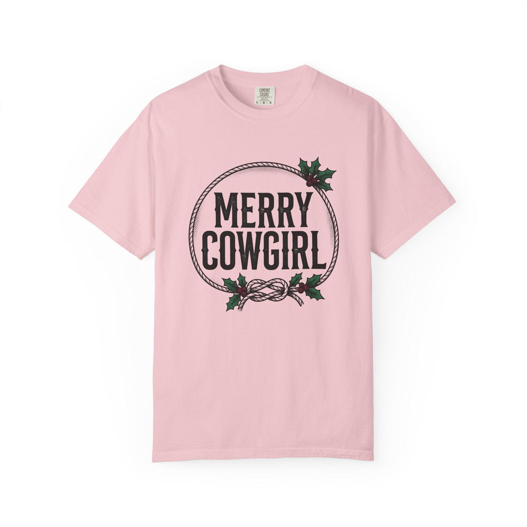 Twine Wreath Cabin T-Shirt – Rustic Christmas Country product image 3