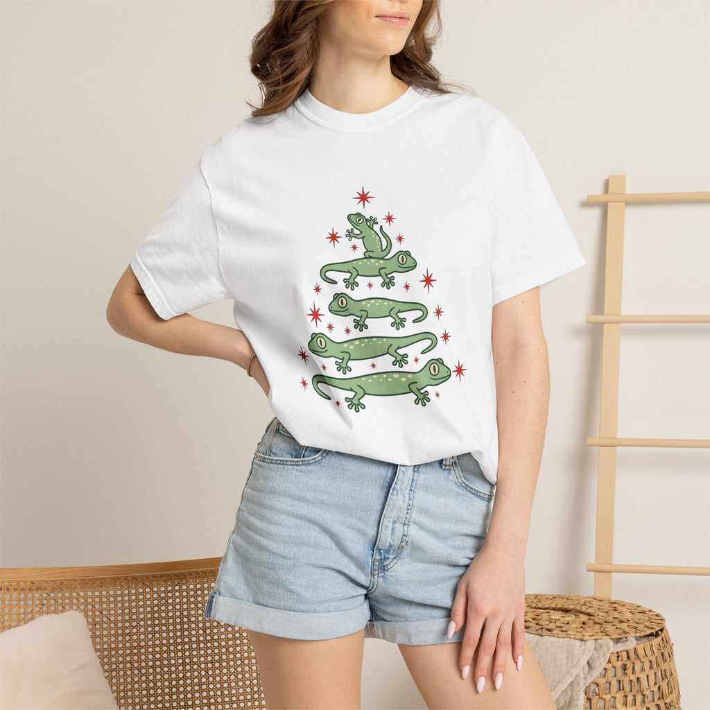 Gecko Group Shirt Christmas Pets Unisex Gift Cute Tee product image 6