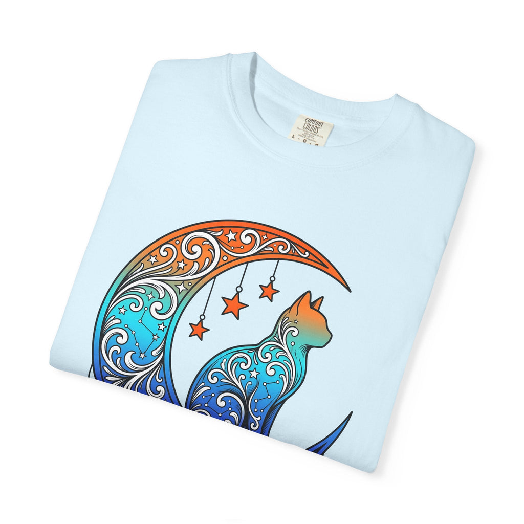 Celestial Cat Shirt Moon Unisex Gift Boho Tee Kitty T-Shirt product image 8