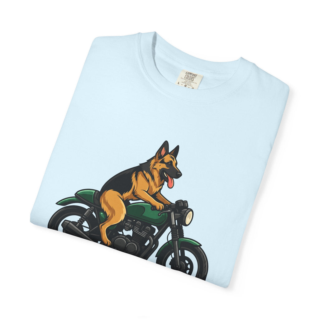 German Shepherd Motorcycle Shirt Dog Biker Gear Unisex Gift product image 8
