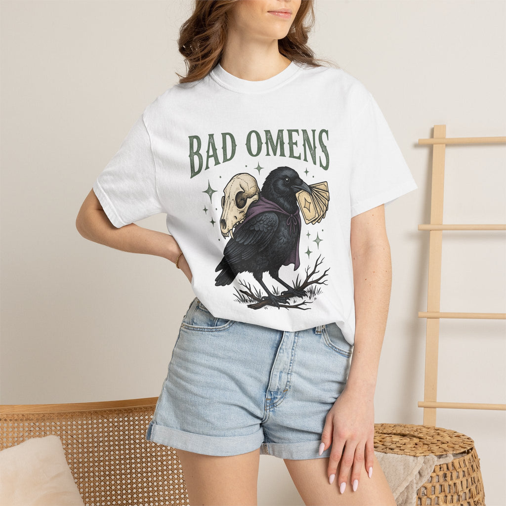 Raven Head Shirt Halloween Mysticism Unisex Gift Horror Tee product image 6