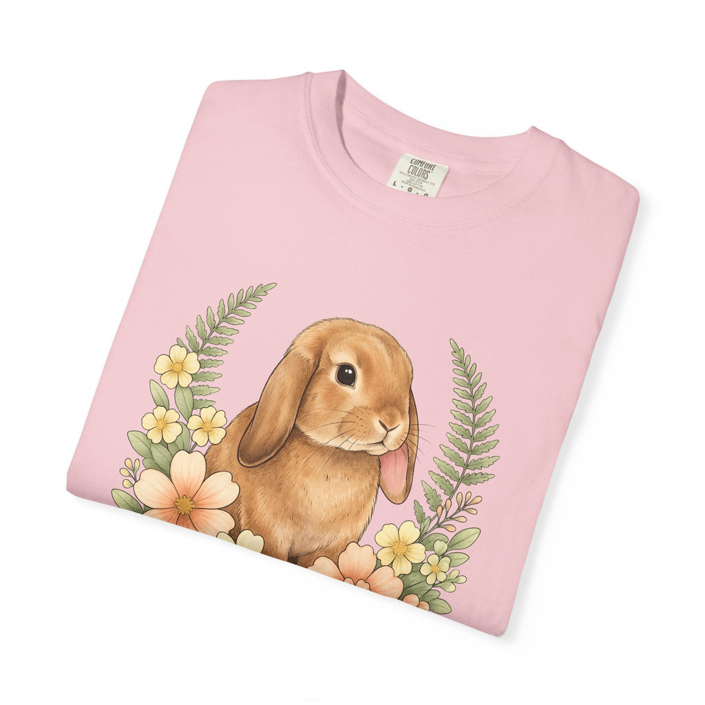 Hare Floral Shirt Easter Critter Unisex Gift Cartoon Tee product image 11