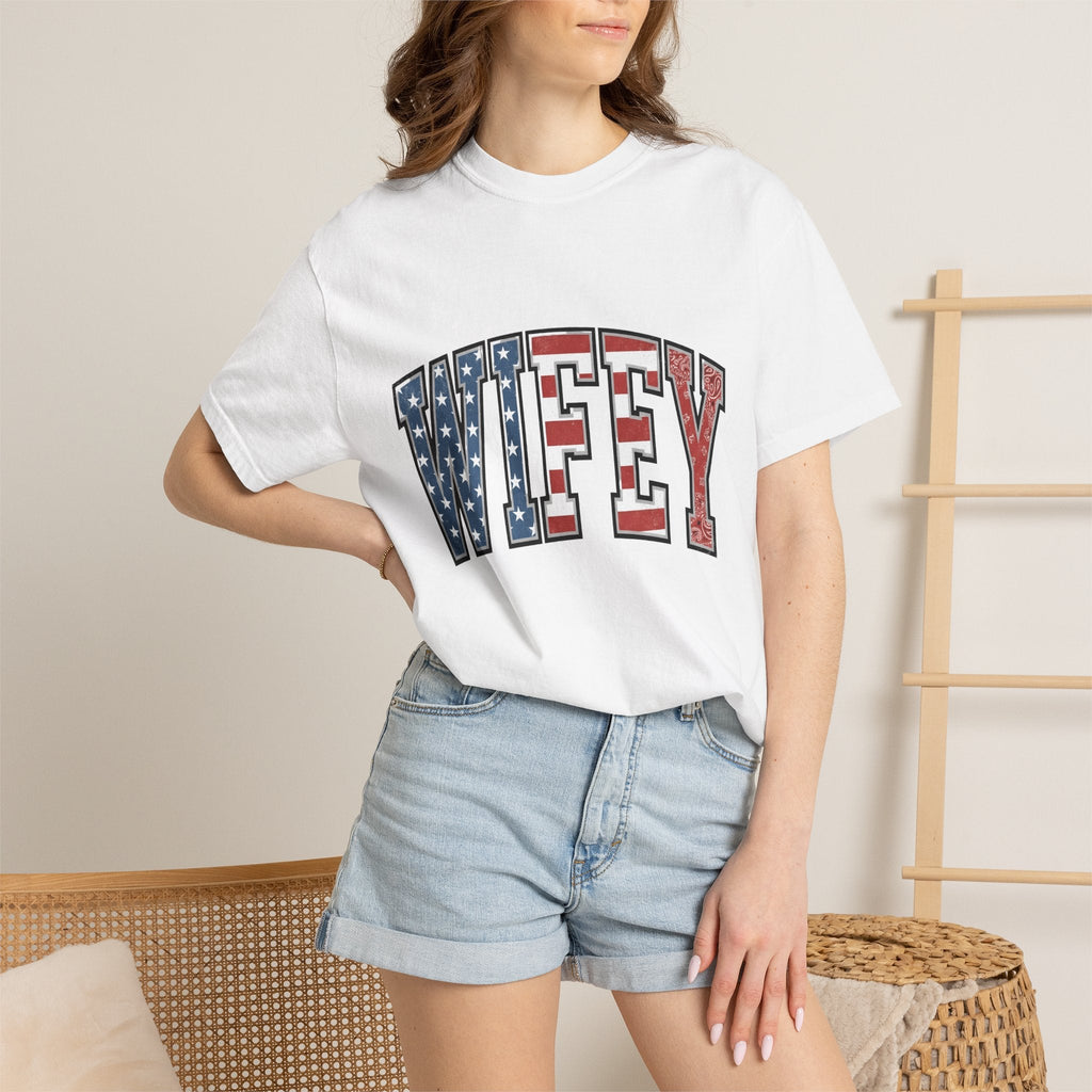 American Flag Lettering Shirt America/4th Of July Spouse product image 6