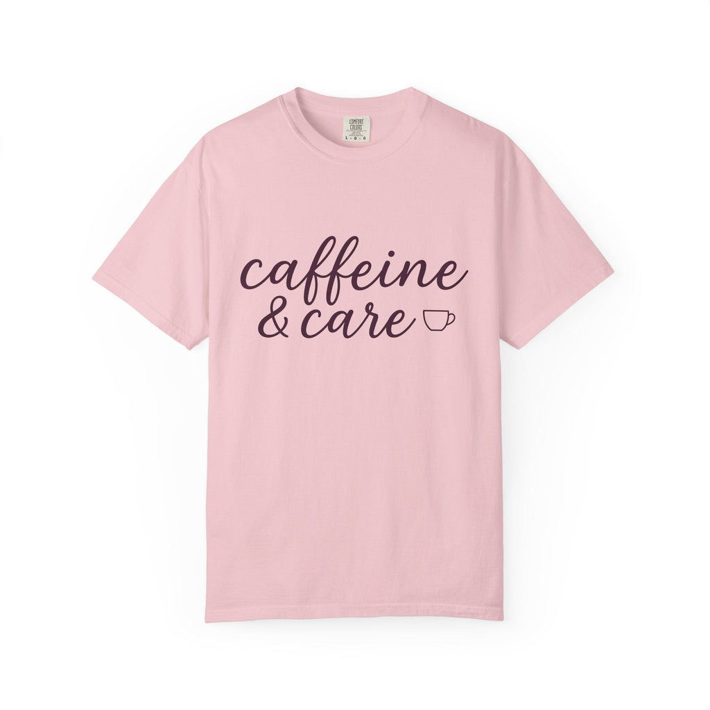 Coffee Cup Shirt Nurses Latte Unisex Gift Cursive Tee Mug T-Shirt Nurse