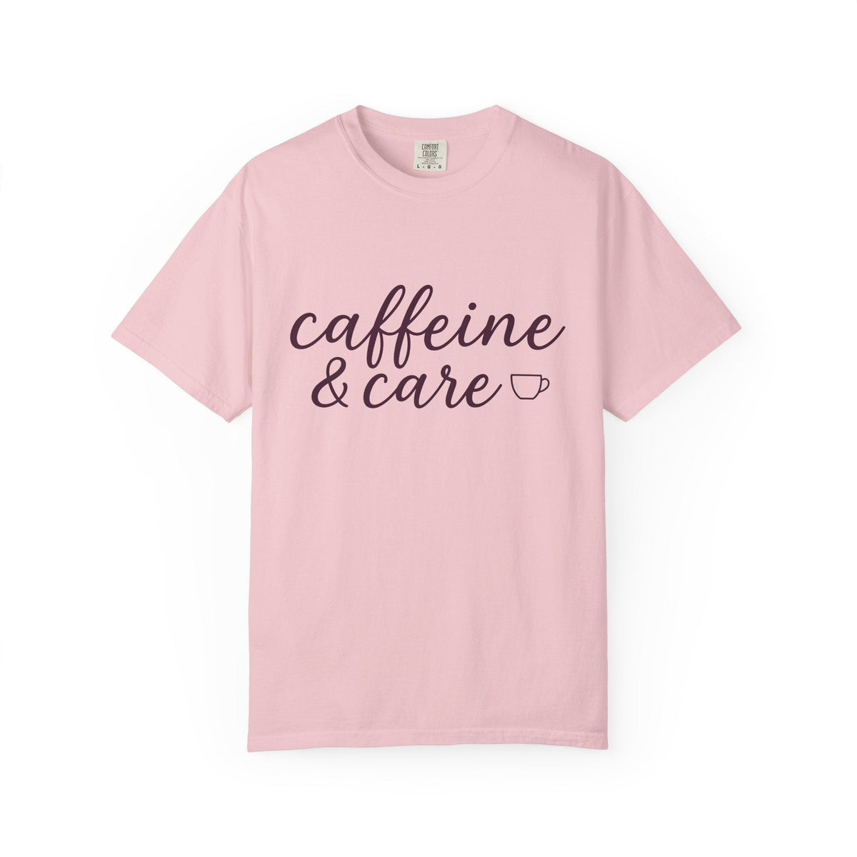Coffee Cup Shirt Nurses Latte Unisex Gift Cursive Tee Mug T-Shirt Nurse