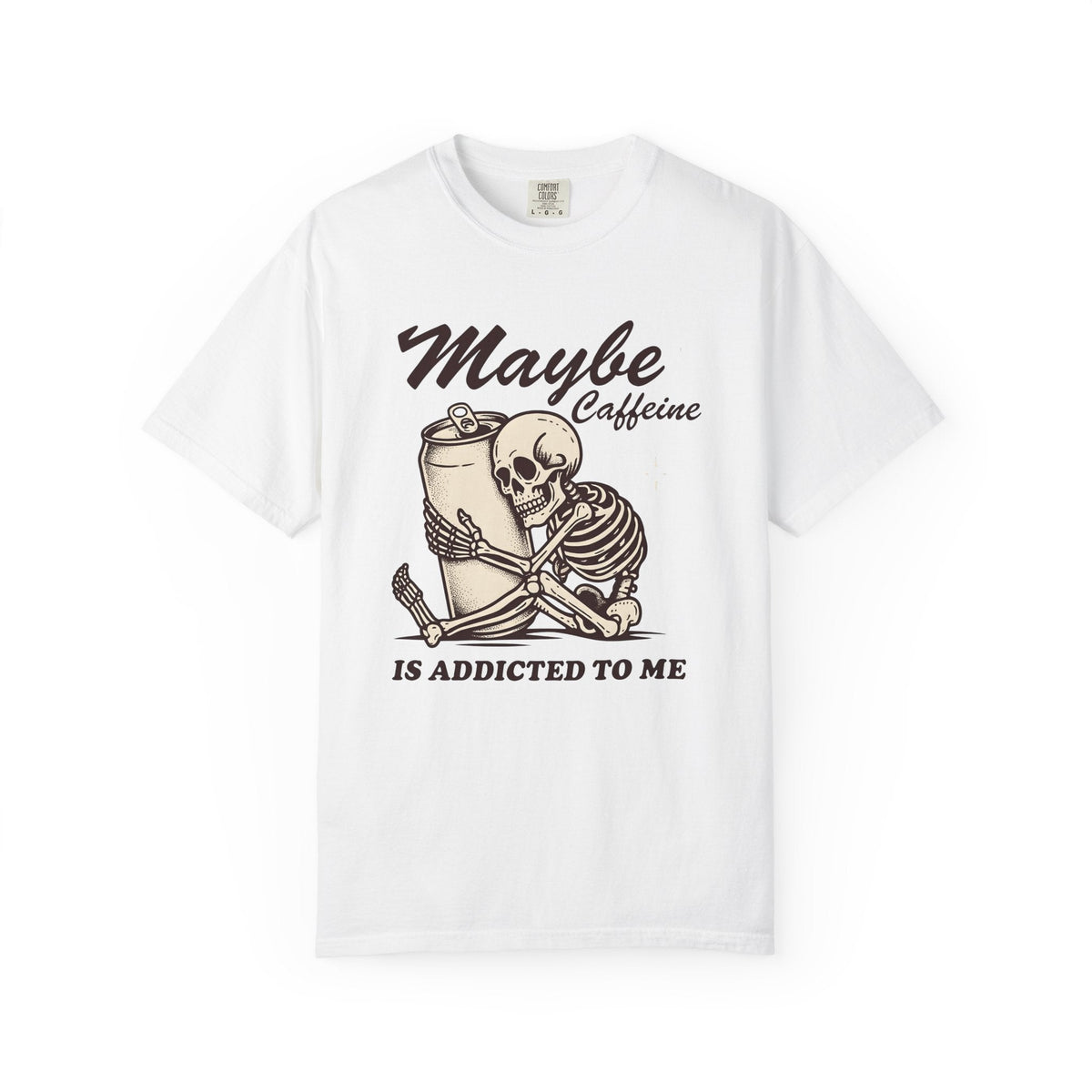 Skeleton Drink Can Shirt Funny Latte Unisex Gift Classic product image 1