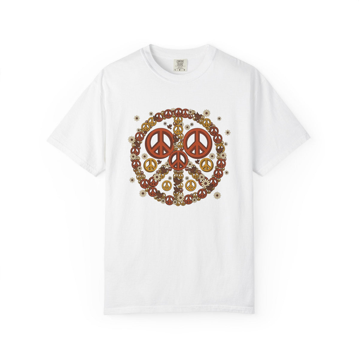 Peace Gesture Shirt Activism Unisex Gift Folk Tee Hand Sign product image 1