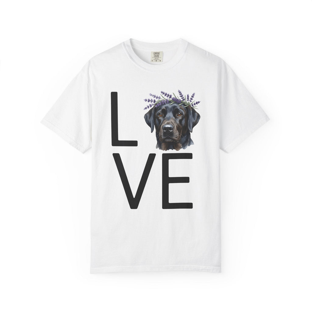 Labrador Dog Shirt Animals & Flowers Canine Unisex Gift product image 1