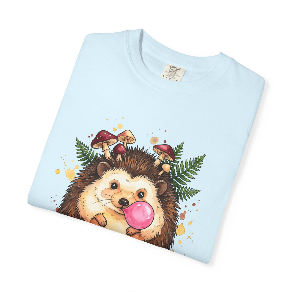 Hedgehog Art Shirt Animals Vintage Unisex Gift Paint Tee product image 8