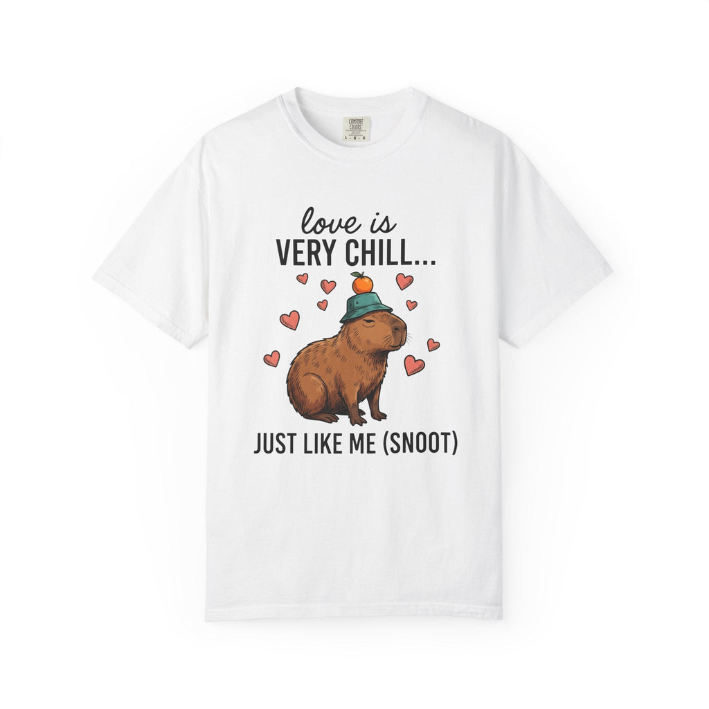 Capybara Drawing Shirt Valentines Day Creature Unisex Gift product image 1