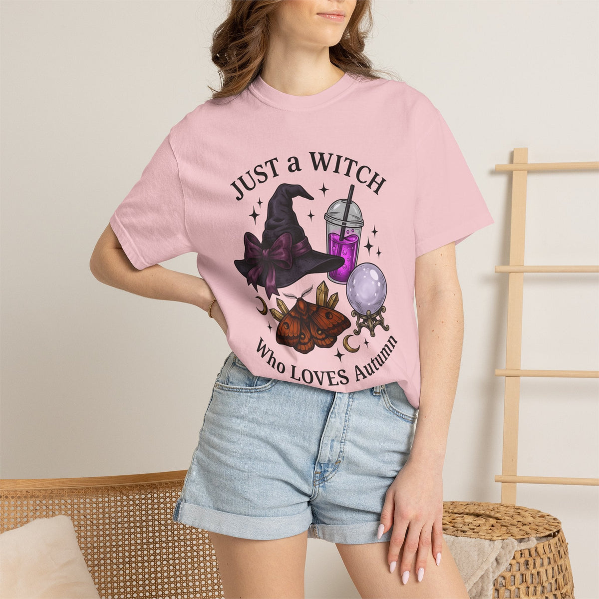 Wizard Hat Shirt Autumn Fall Unisex Gift Spooky Tee Sorcerer Hat T-Shirt
