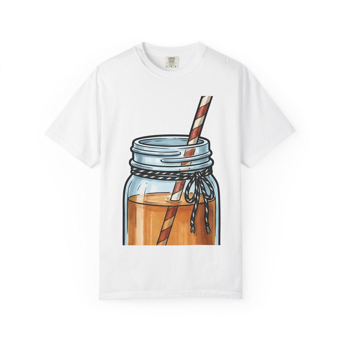Mason Jar Cup Shirt America Holiday Unisex Gift Line Art Tee Mason Jar T-Shirt