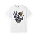 Honeybee Lavender Shirt Mom Outdoors Gift for Women Floral product image 1