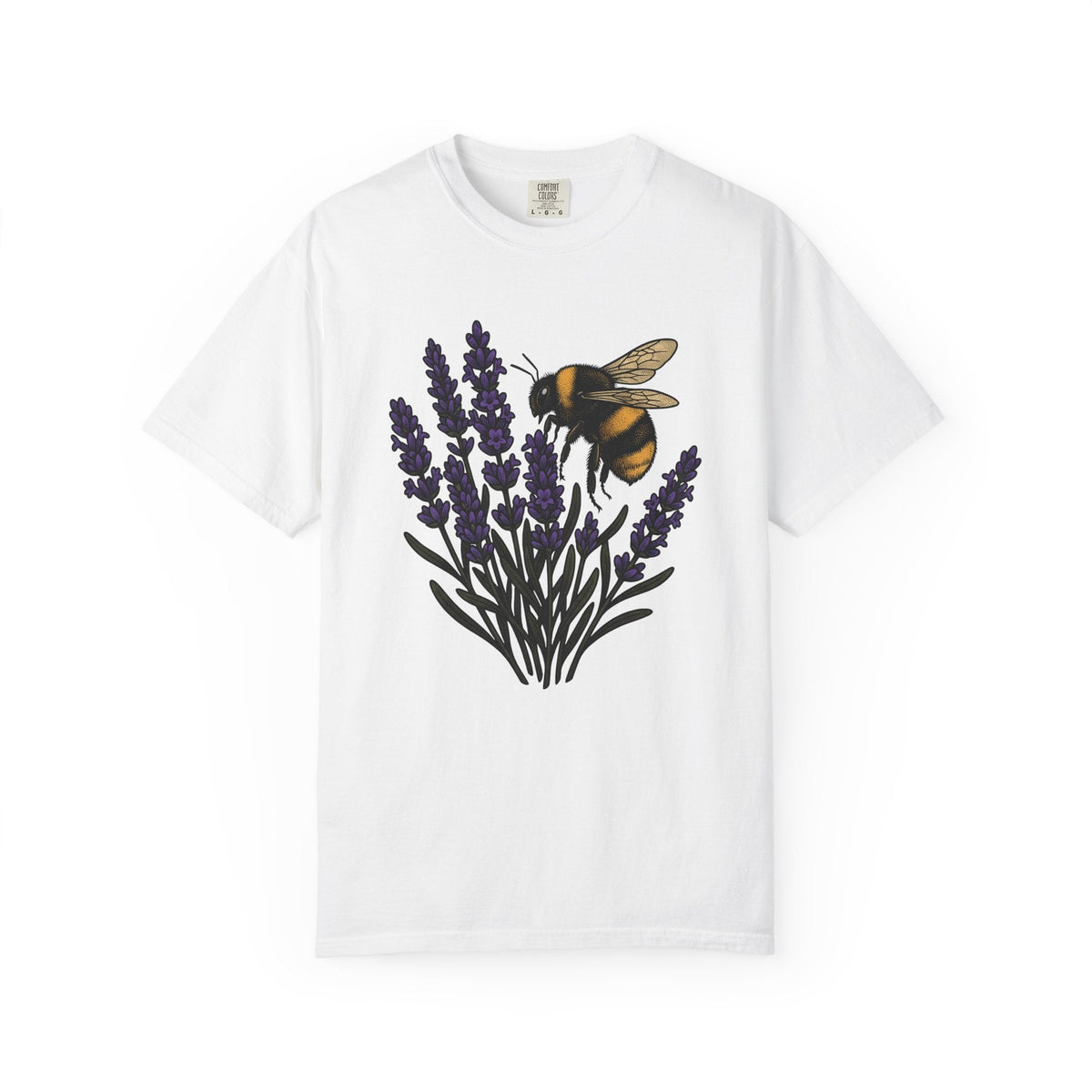 Honeybee Lavender Shirt Mom Outdoors Gift for Women Floral product image 1