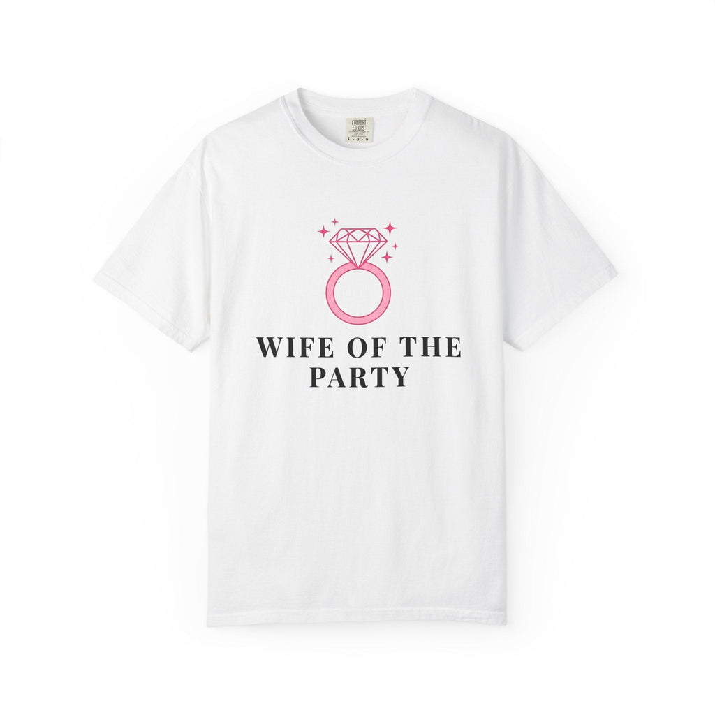 Diamond Ring Shirt Bridal Bachelorette Gift for Women Minimalist Tee Engagement