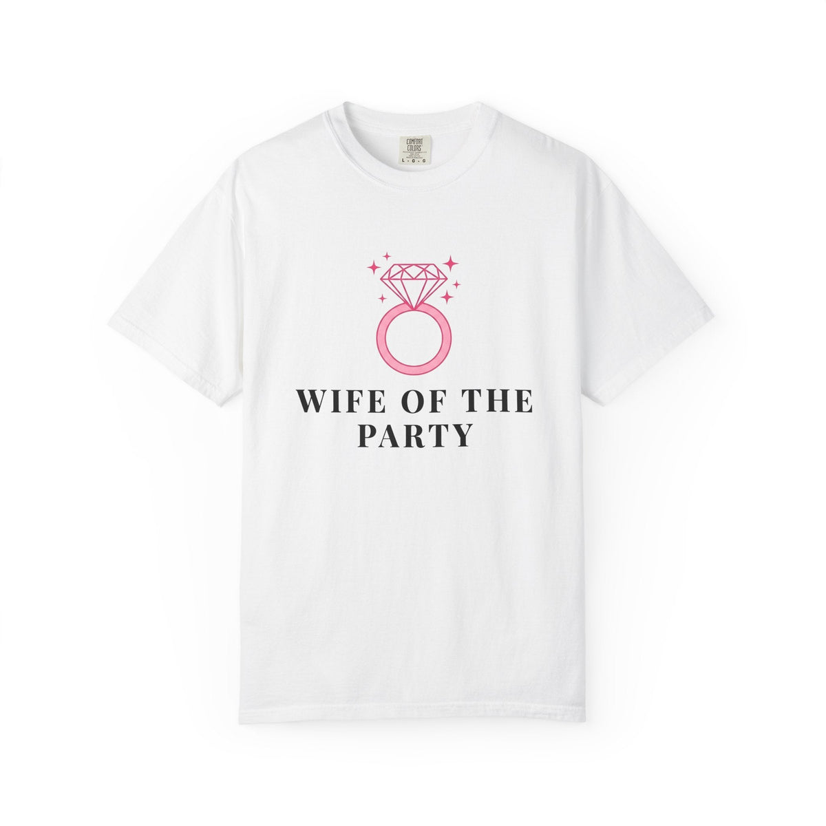 Diamond Ring Shirt Bridal Bachelorette Gift for Women Minimalist Tee Engagement