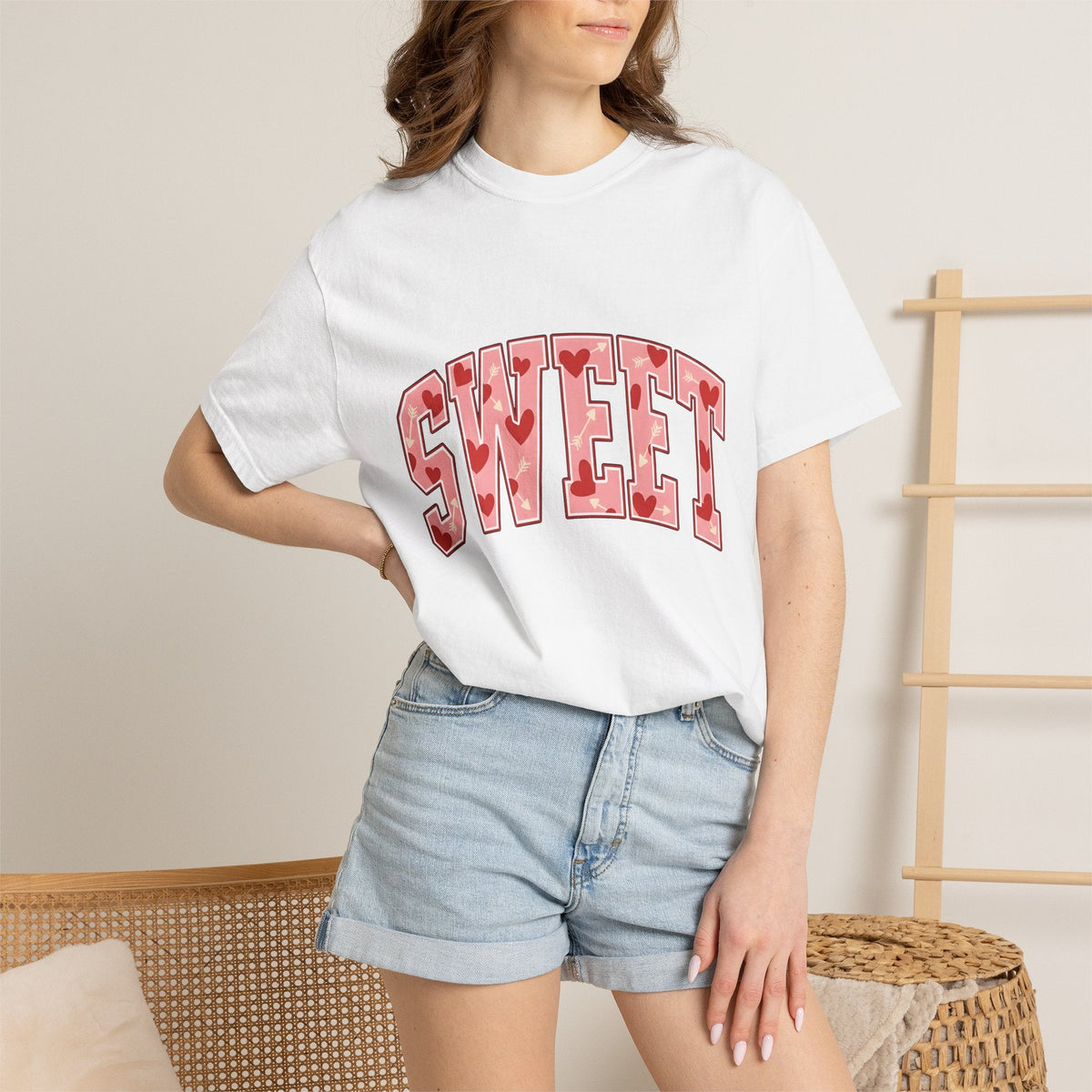 Heart Arrow Shirt Valentines Day Love Unisex Gift Bold Tee product image 6