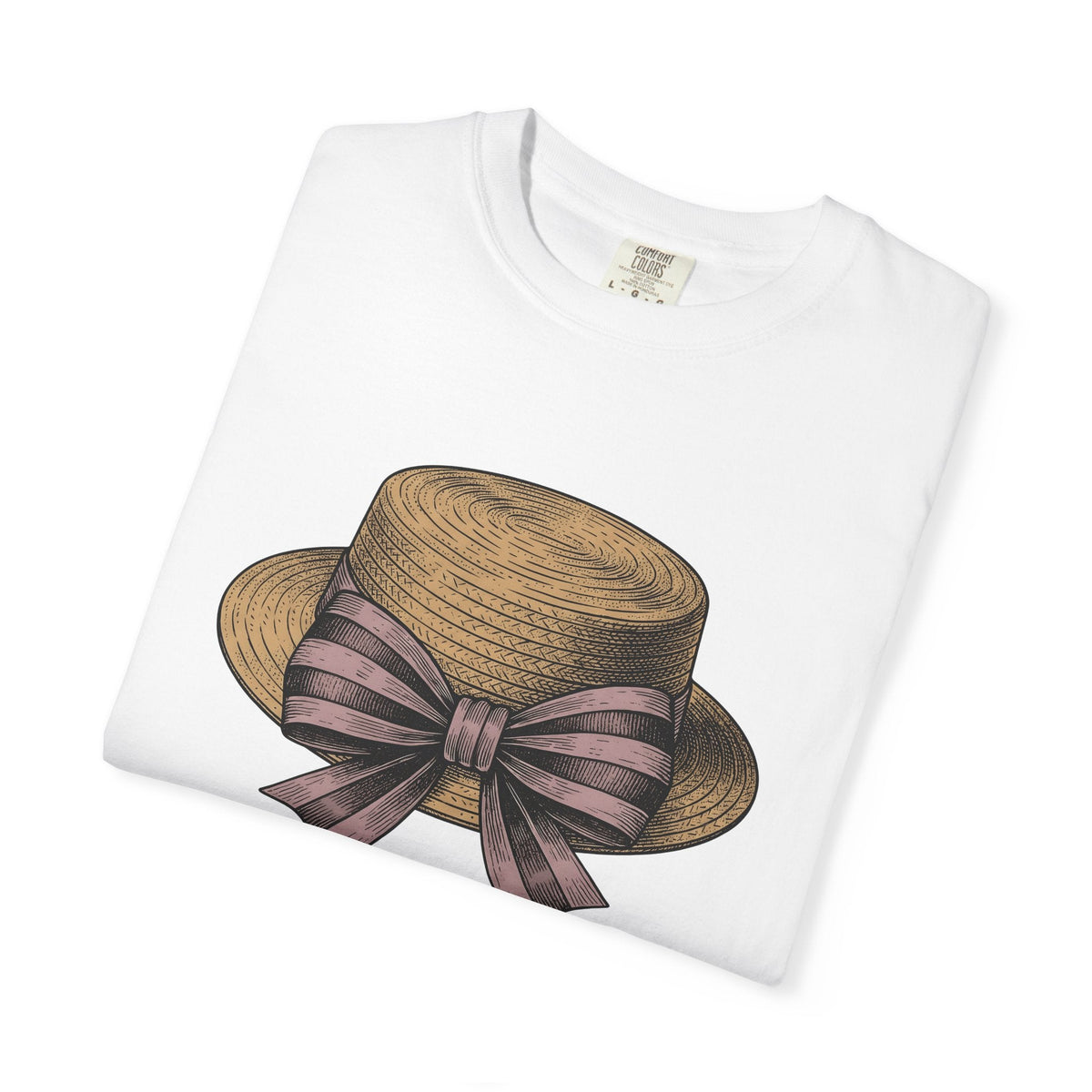 Summer Hat Shirt Easter Outfit Unisex Gift Farmhouse Tee Sunhat T-Shirt Easter