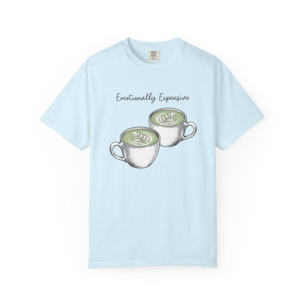 Matcha Latte Cups Shirt Coffee Foodie Unisex Gift Hand Drawn Tee Green Tea Cup