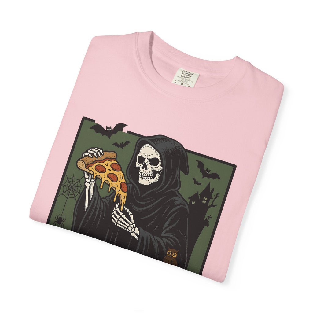 Death Skeleton Pizza Shirt Halloween Macabre Unisex Gift product image 12