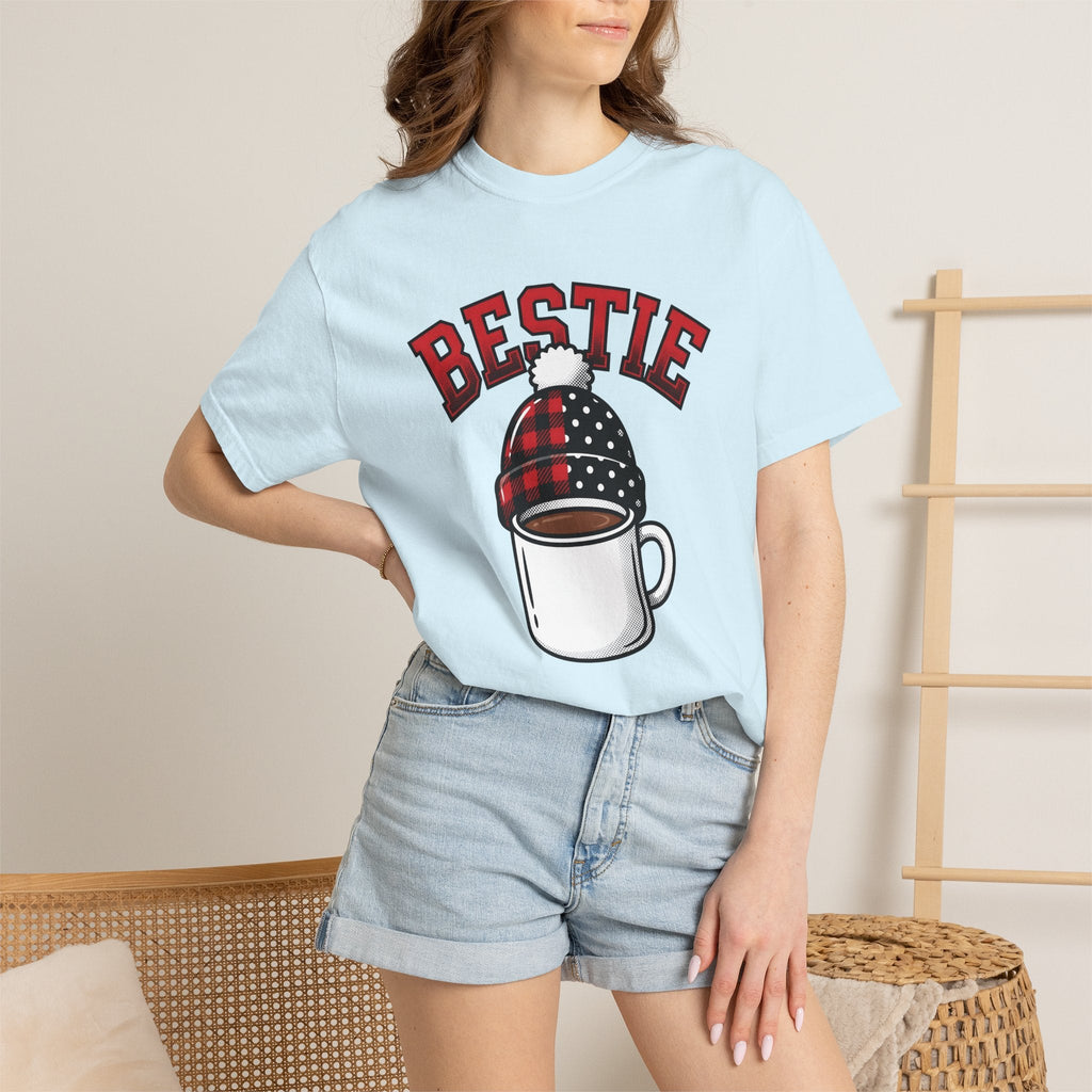 Coffee Cup Comic T-Shirt – Christmas Holiday Caffeine Lover, Unisex Graphic Tee