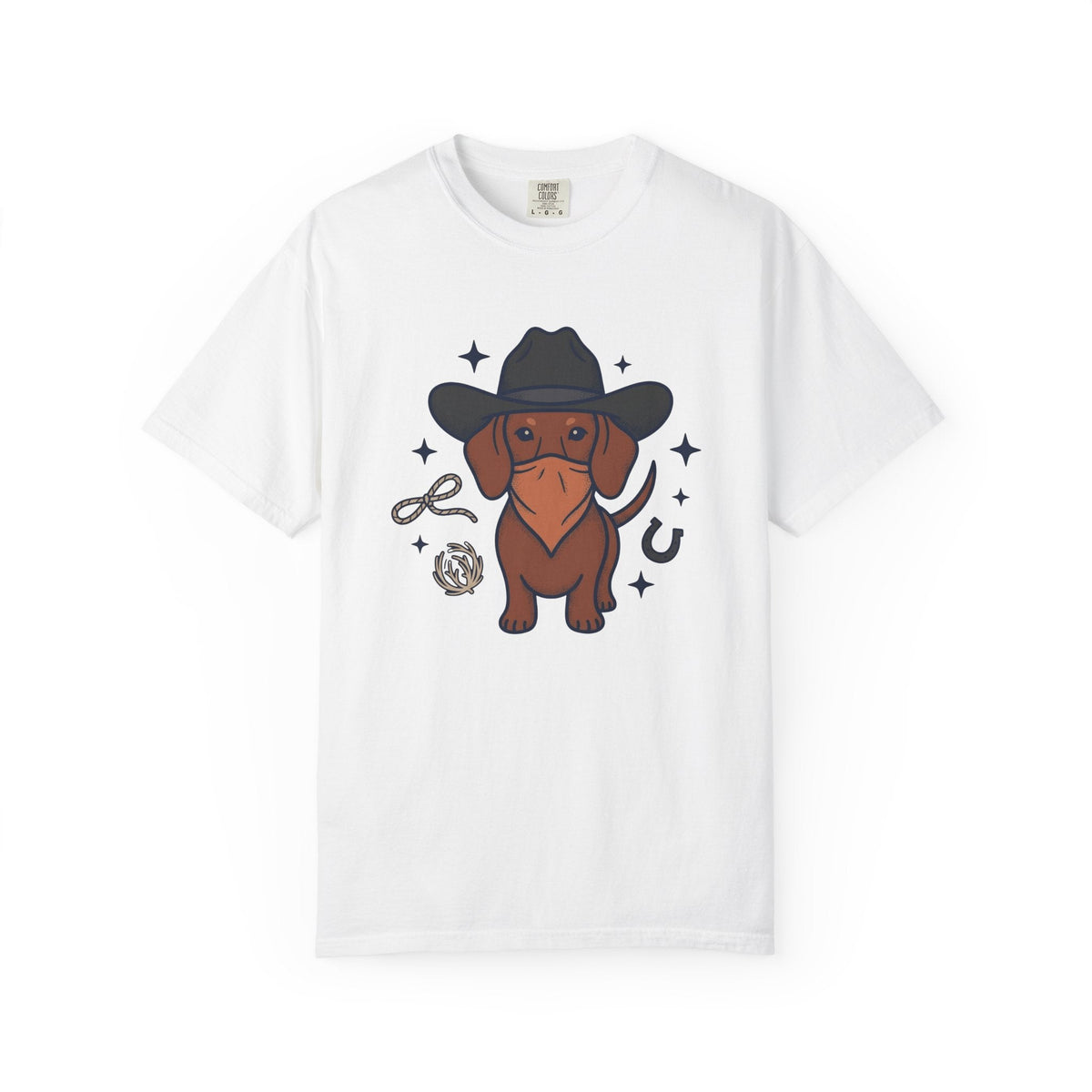Rodeo Dog Shirt Western Wear Unisex Gift Hand Drawn Tee product image 1