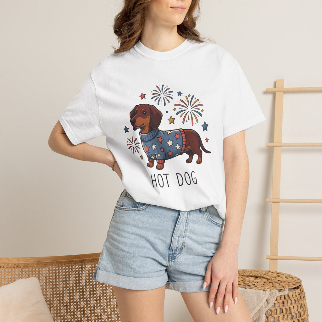 Dachshund Puppy Shirt 4th Of July Pet Owner Gift for Women product image 6