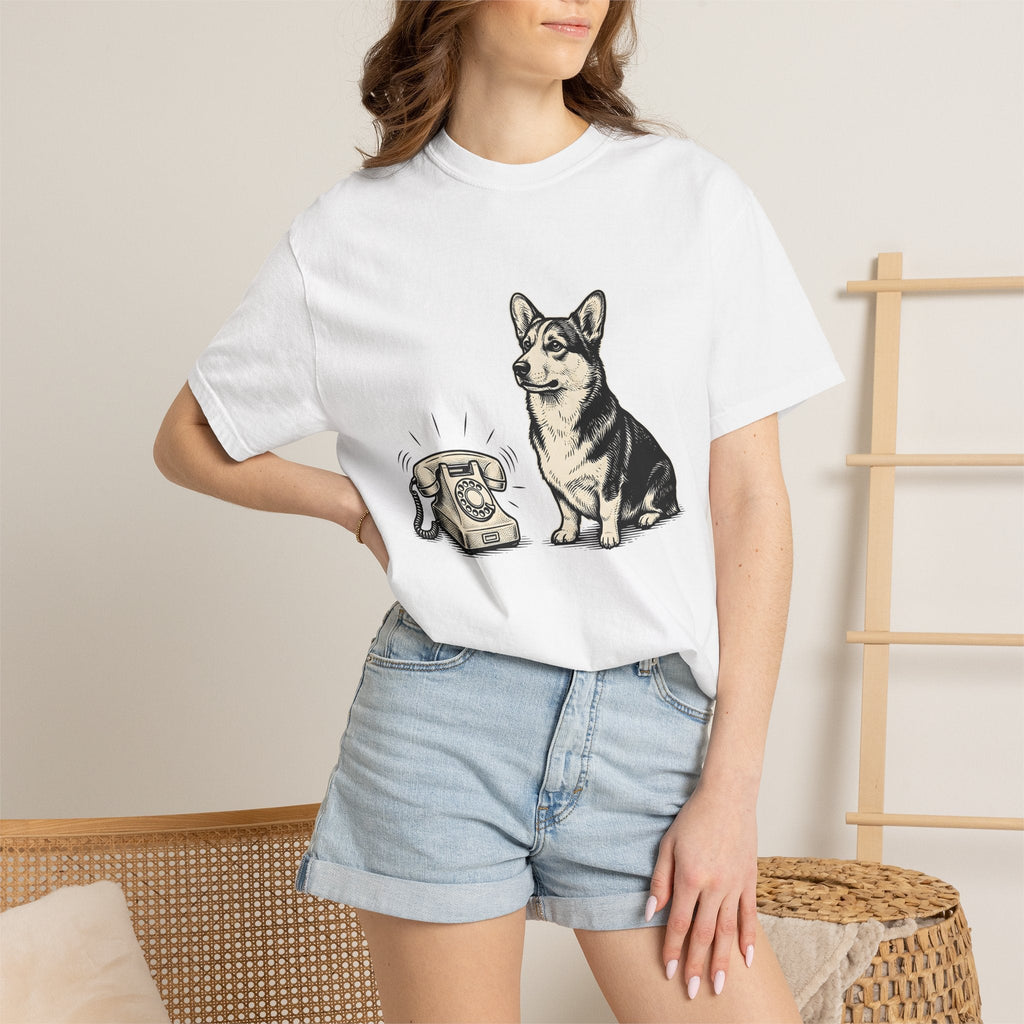 Corgi Pet Shirt Dog Comedy Unisex Gift Antique Tee Puppy product image 6