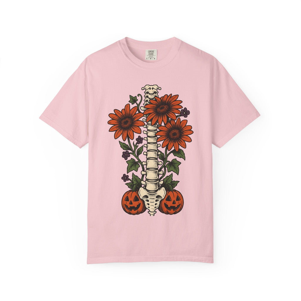 Spine Flower Pumpkins Shirt Halloween Horror Unisex Gift product image 3