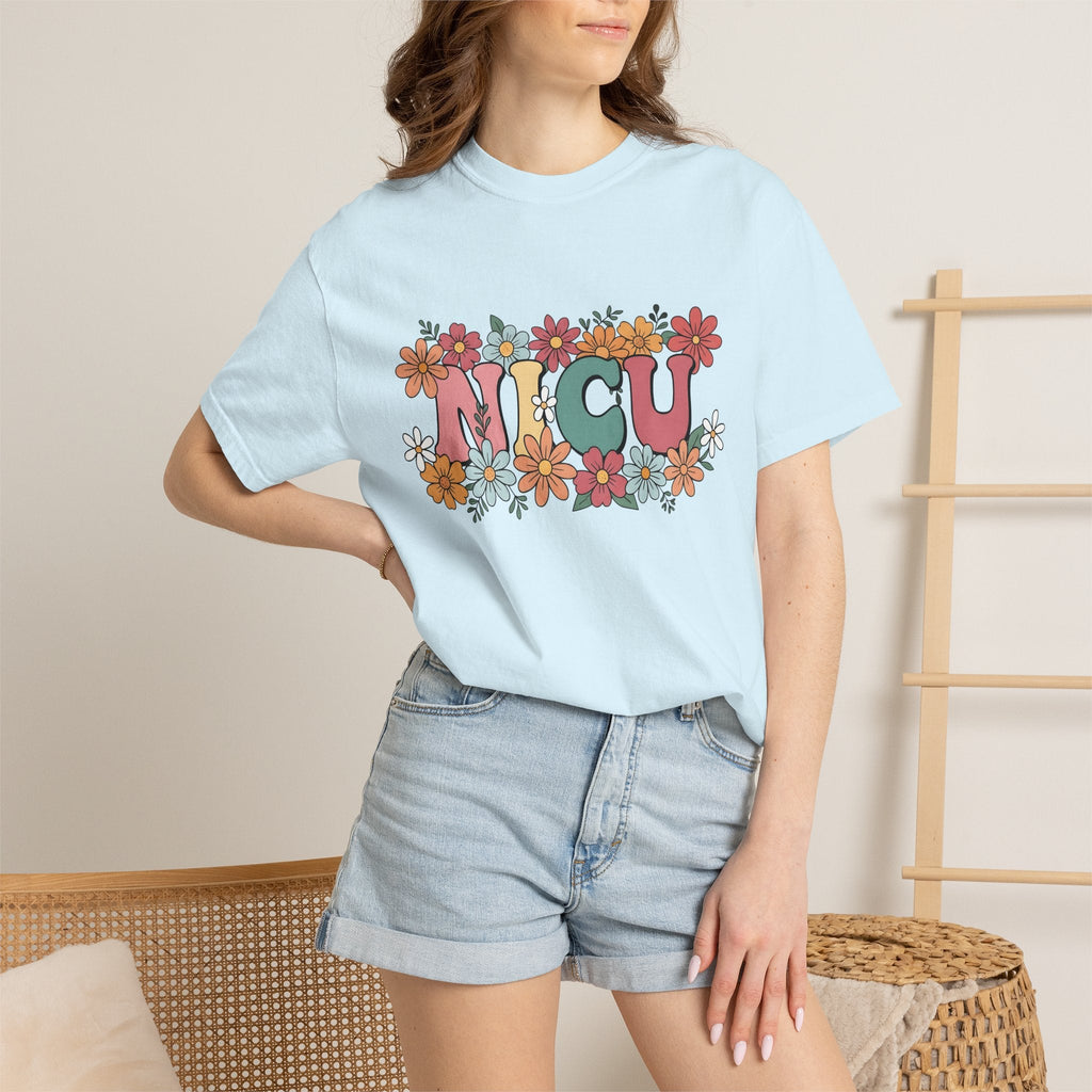 Floral Letters Shirt Nurse Hospital Unisex Gift Boho Tee product image 9