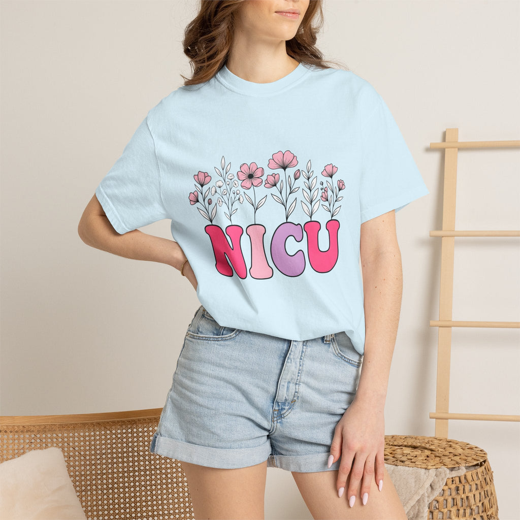 Floral Letters Shirt NICU Nurse Healthcare Gift Women product image 9