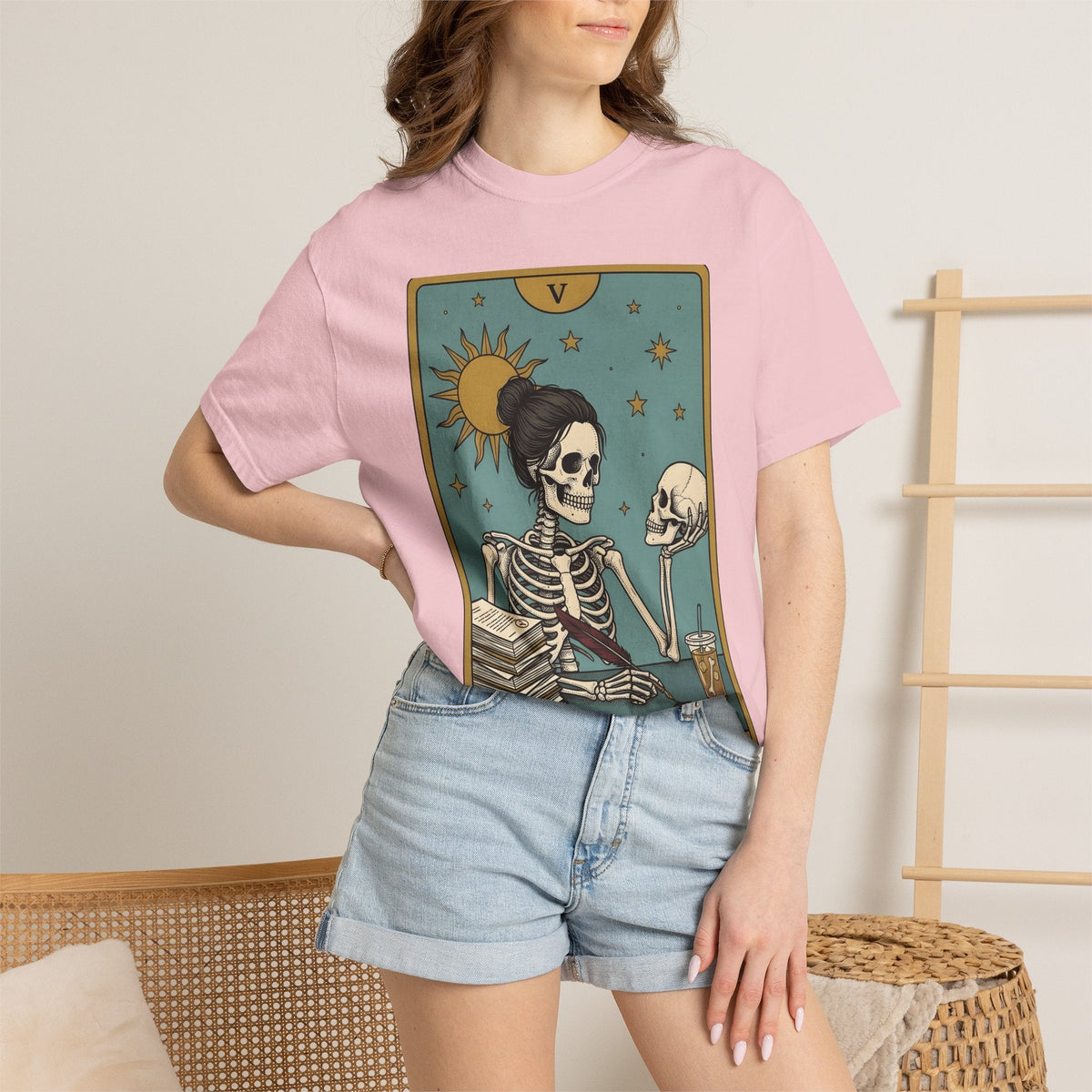Skeleton Educator Shirt Teachers Spooky Gift Women product image 13