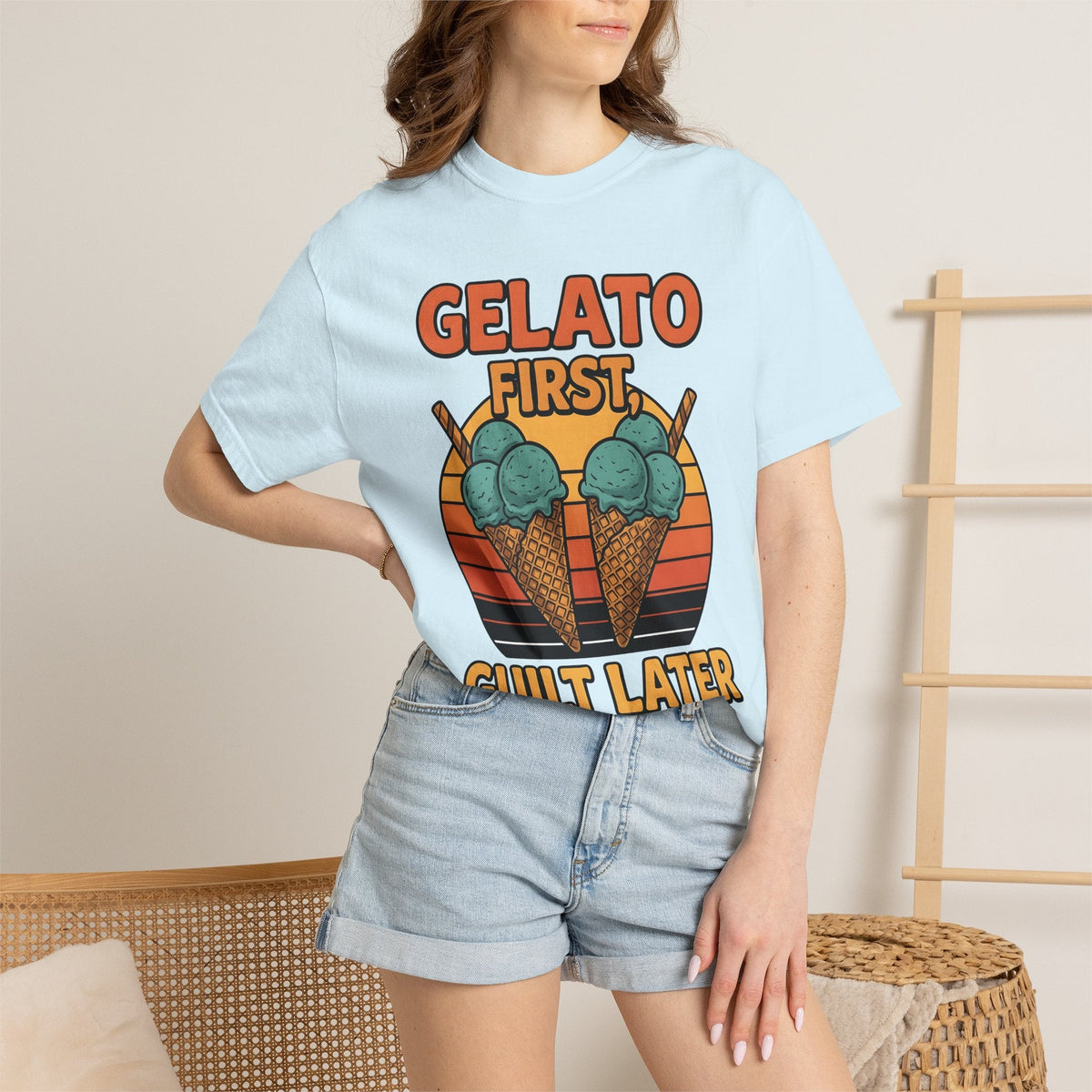 Ice Cream Cones Shirt Desserts Gourmet Unisex Gift Vintage product image 9