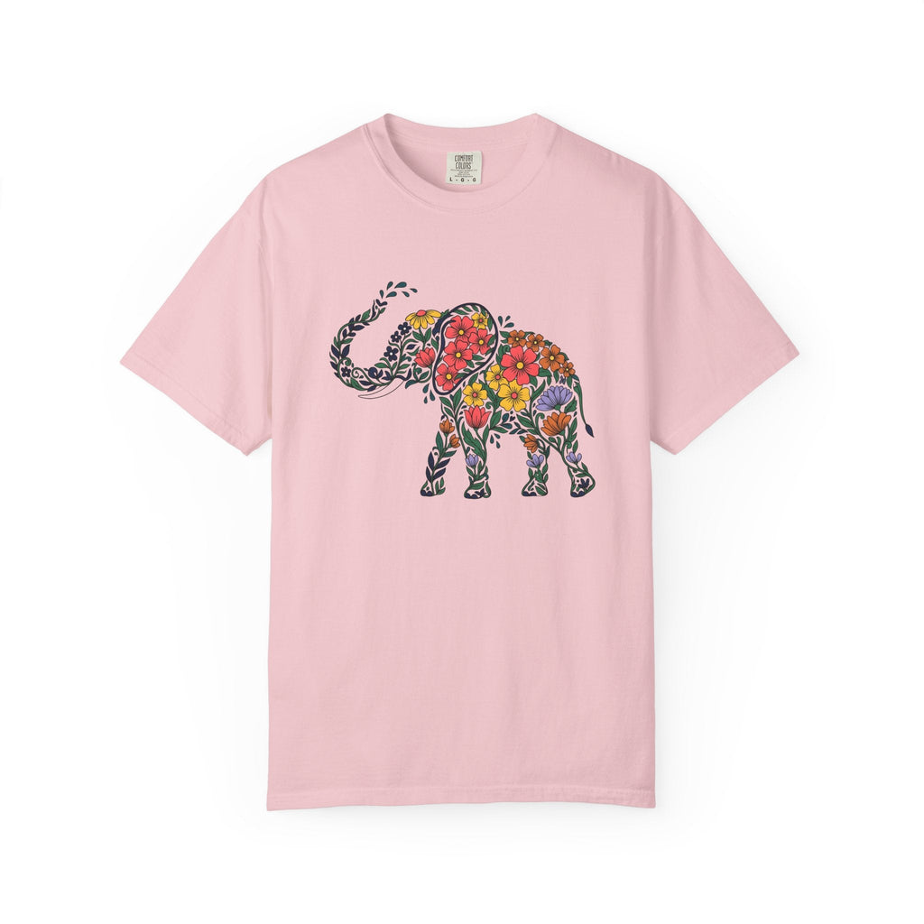 Floral Pachyderm Shirt St. Valentine's Day Critter Unisex product image 3