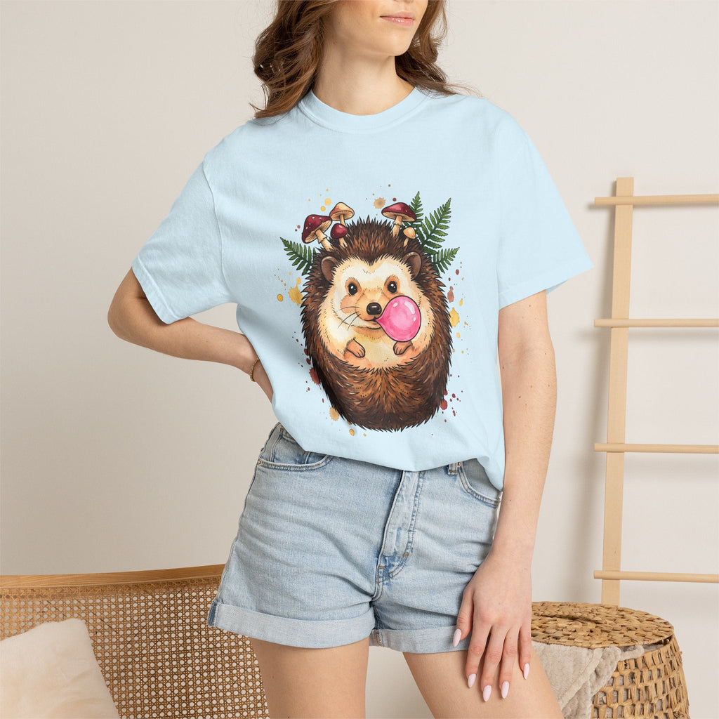 Hedgehog Art Shirt Animals Vintage Unisex Gift Paint Tee product image 9