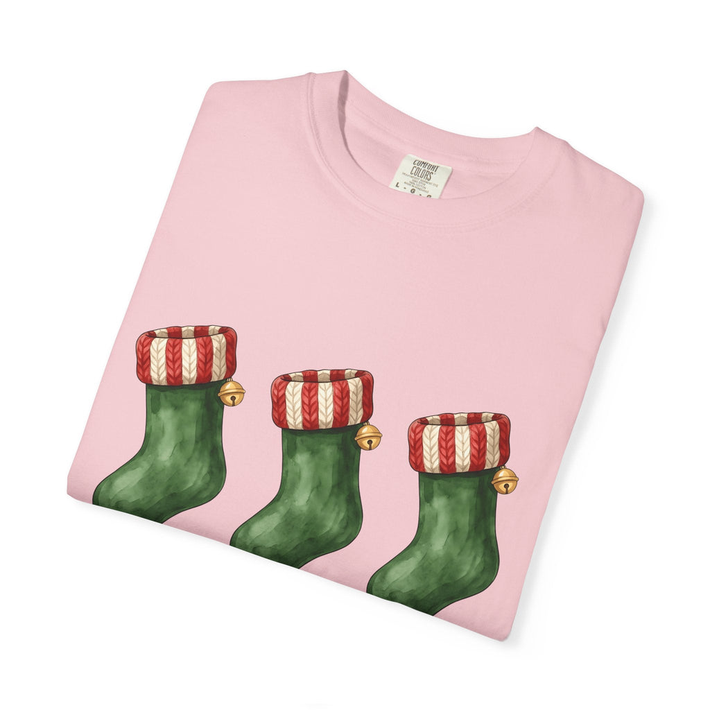 Holiday Stocking Shirt Christmas Winter Unisex Gift Painted product image 11