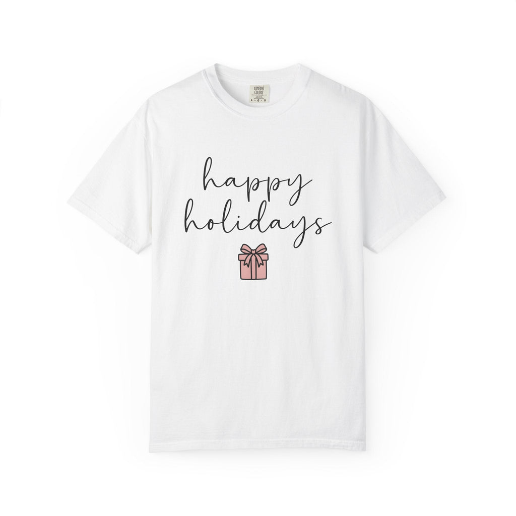 Wrapped Box Shirt Holiday Festive Unisex Gift Modern Tee product image 1