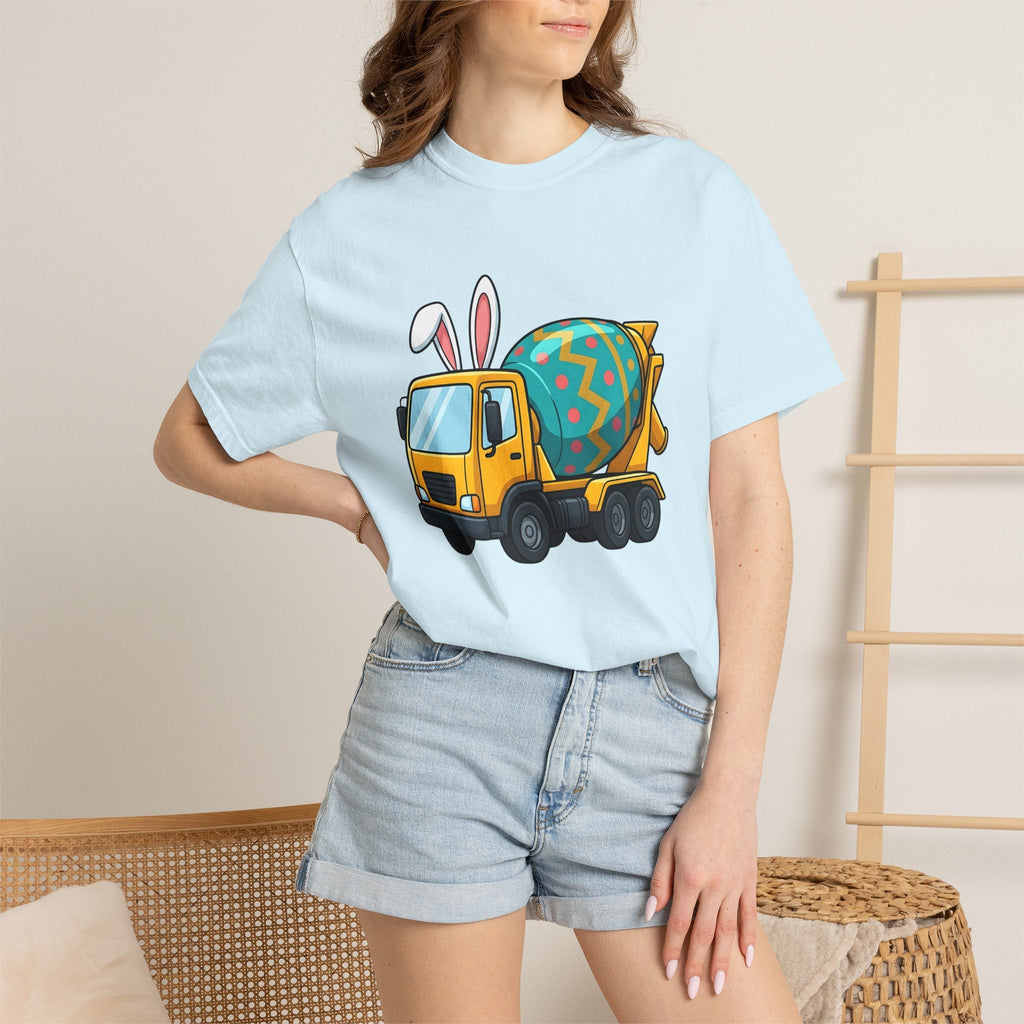 Cement Truck Shirt Easter Construction Unisex Gift Cartoon product image 9