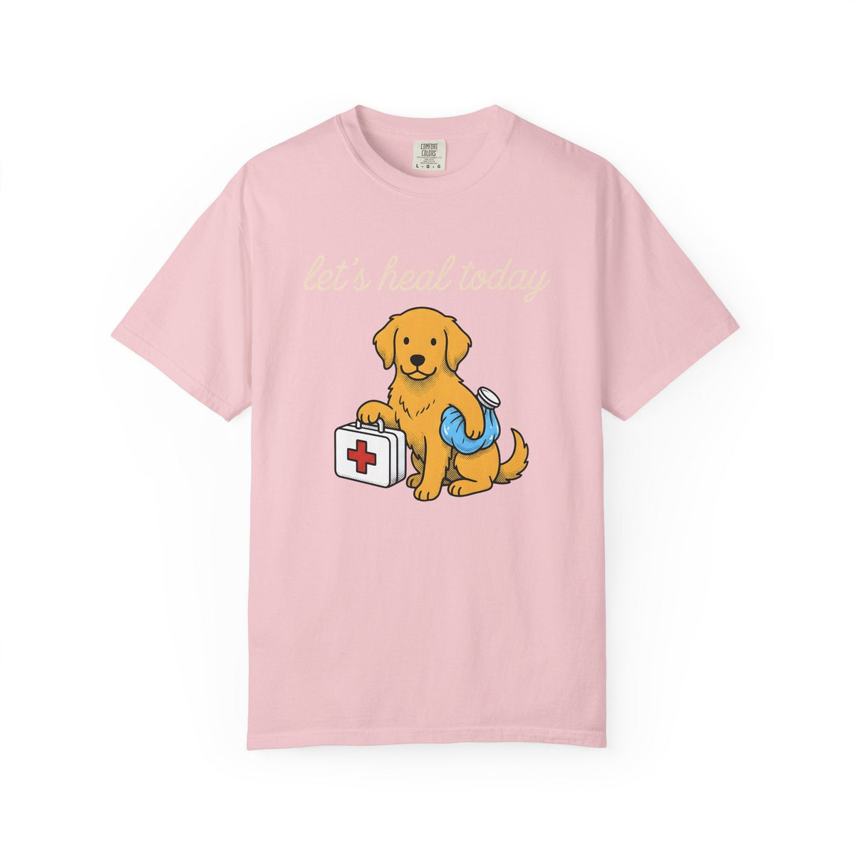 Golden Retriever Shirt Nurses Dog Unisex Gift Cartoon Tee product image 3