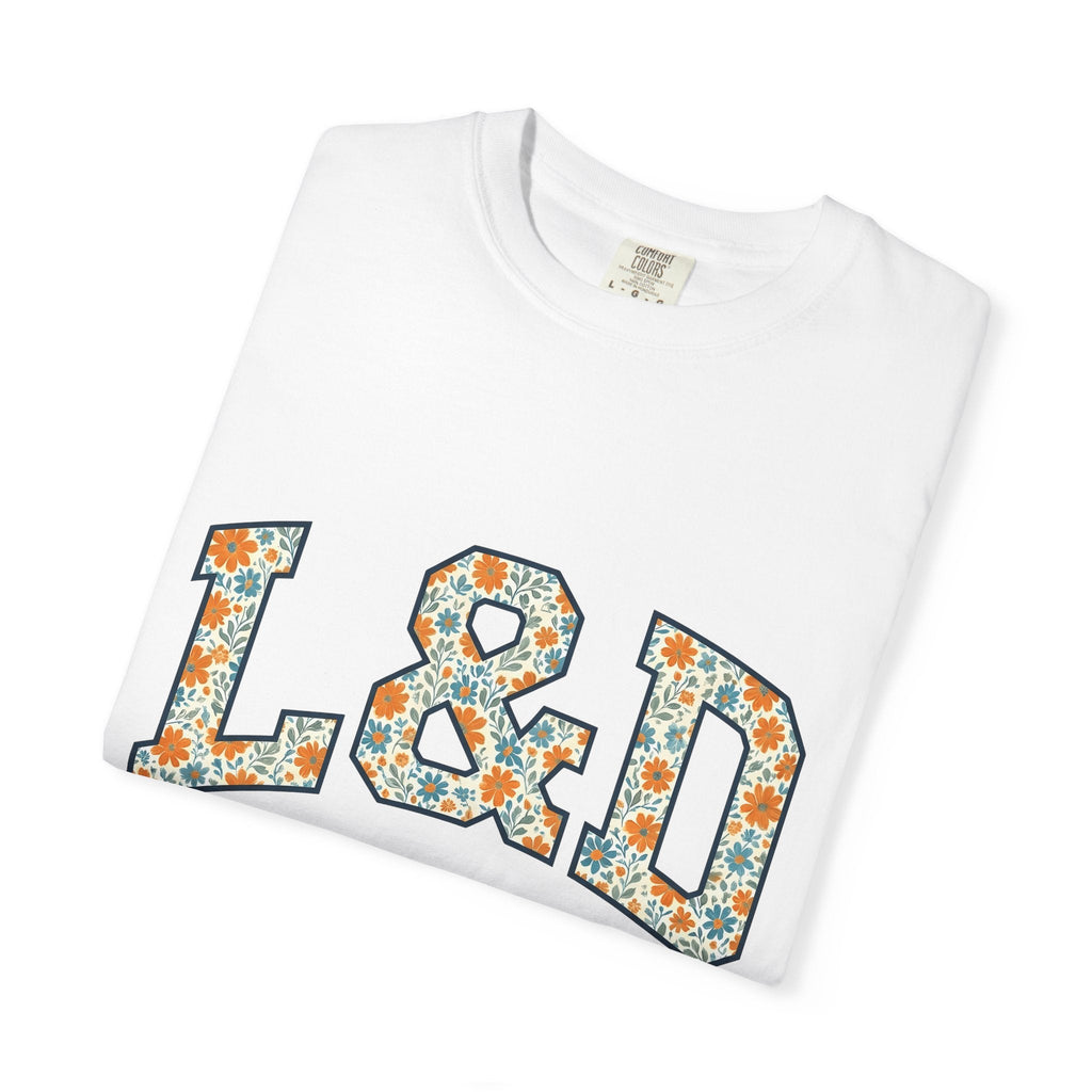 Flower Varsity Letters Shirt Nurses Blossoms Gift Women product image 5