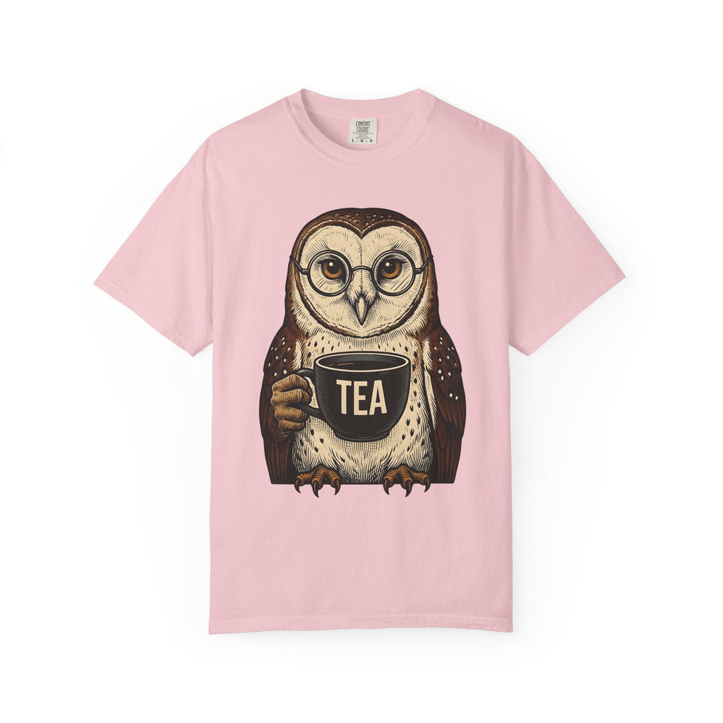 Owl Tea Cup Shirt Tea Animal Unisex Gift Vintage Tee Teacup T-Shirt Tea Fan