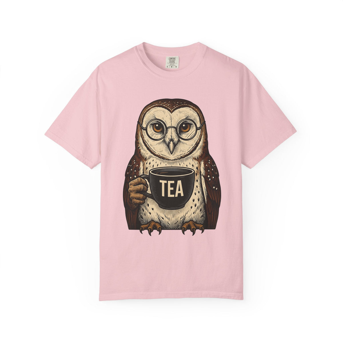 Owl Tea Cup Shirt Tea Animal Unisex Gift Vintage Tee Teacup T-Shirt Tea Fan