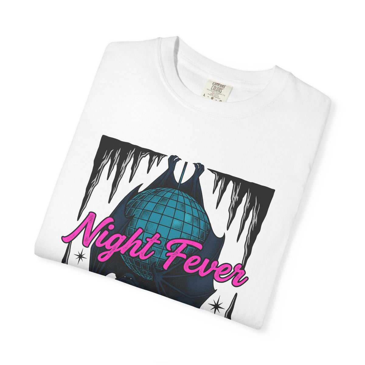 Bat Disco Ball Shirt Halloween Party Gift Women Retro Tee product image 5