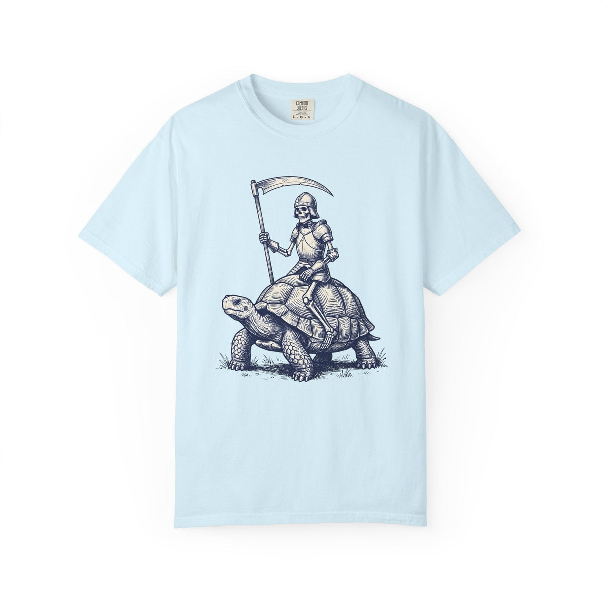 Skeleton Warrior Turtle Shirt Gothic Autumn Unisex Gift product image 2