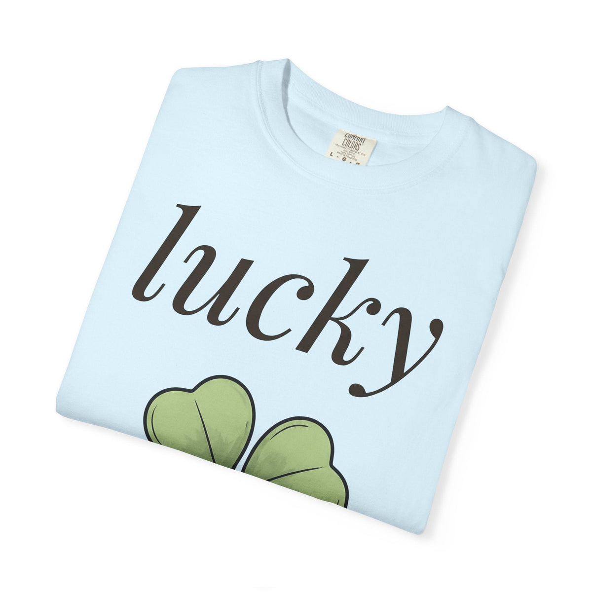Four Leaf Clover Shirt Holiday Luck Unisex Gift Hand Drawn product image 8