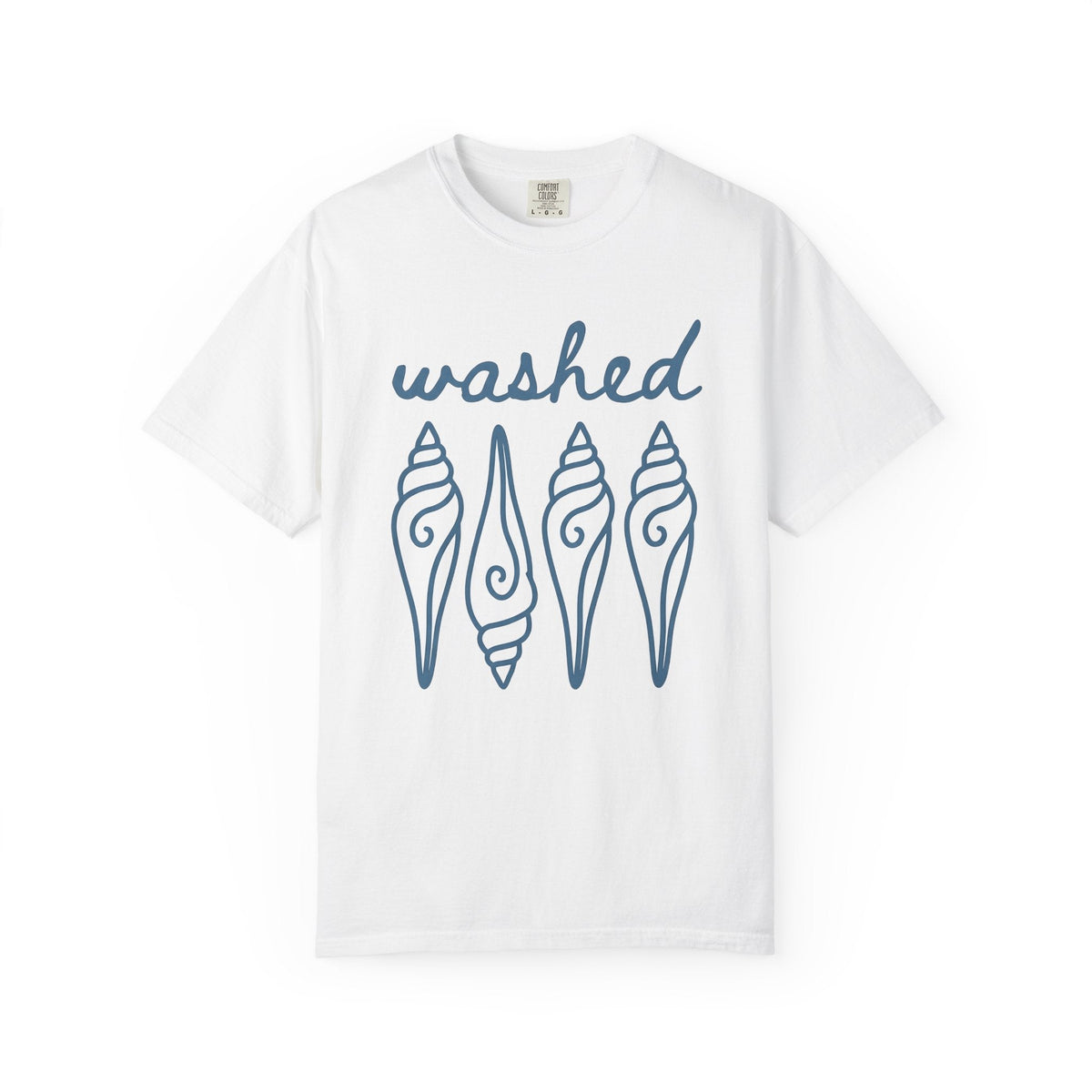 Shell Design Shirt Beach Ocean Unisex Gift Simple Tee product image 1