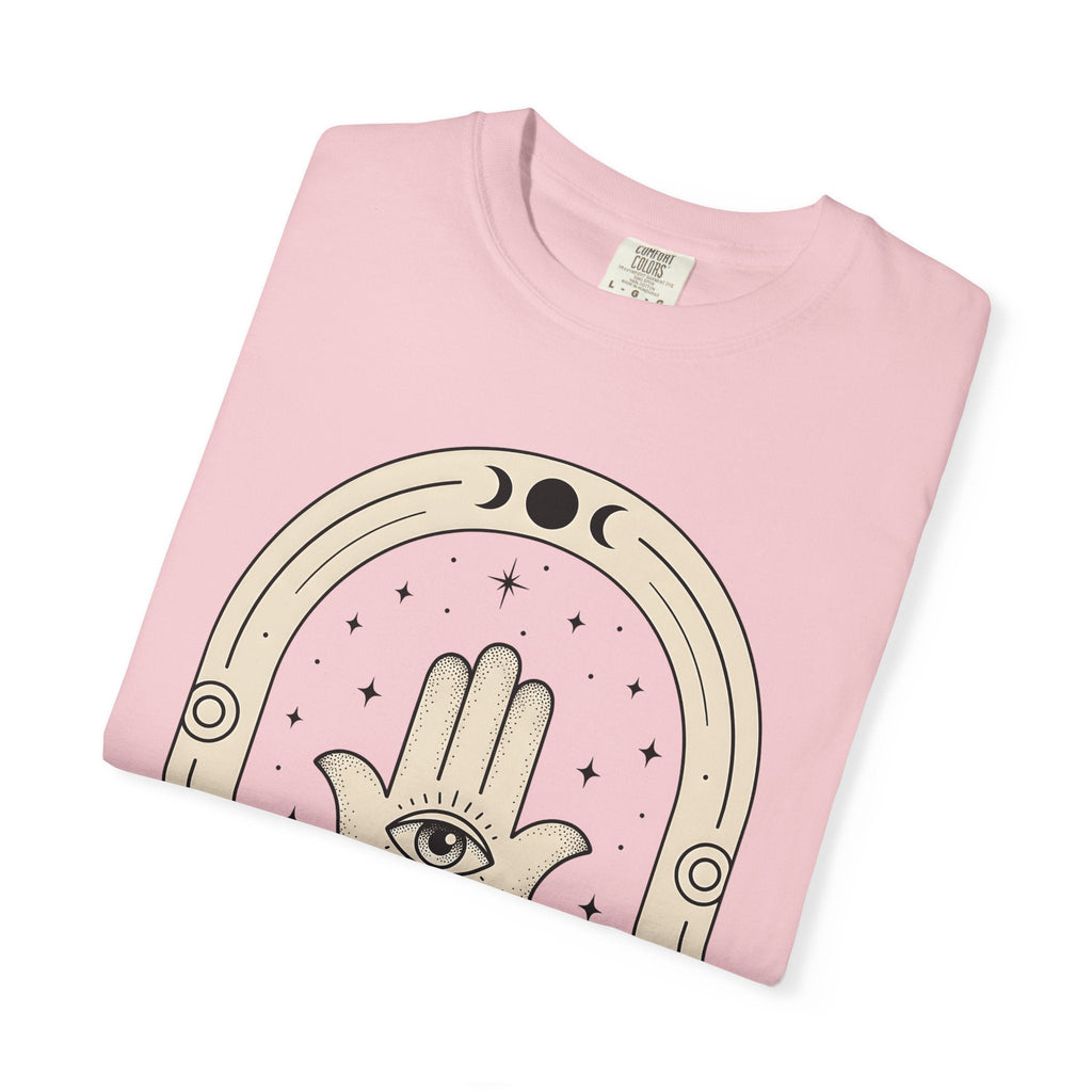 Hamsa Hand Shirt Boho Chic Spiritual Unisex Gift Mystical Tee Hand Of Fatima