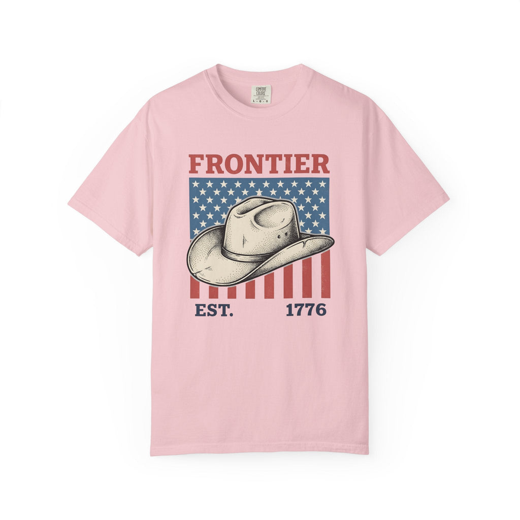 Cowboy Hat Shirt America Western Unisex Gift Vintage Tee Stetson T-Shirt Patriot