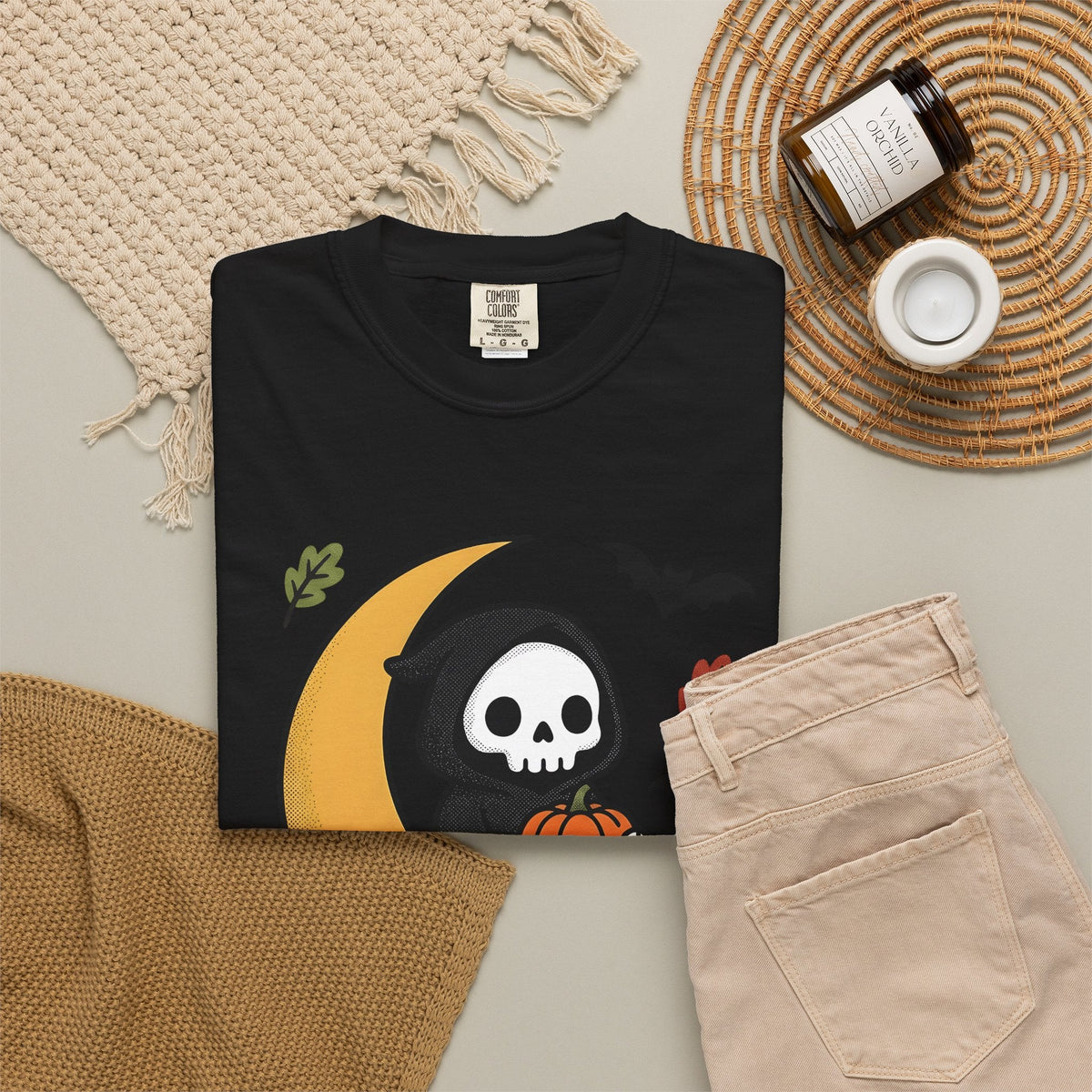 Reaper Character Shirt Halloween Horror Unisex Gift Playful product image 16