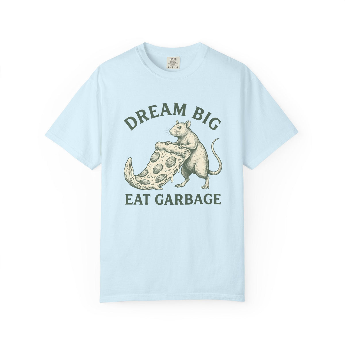 Rat Pizza Shirt Funny Animal Unisex Gift Vintage Tee product image 2